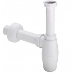 Viega Project pvc bekersifon met muurbuis en roset 1 1/4 (vraag om de laagste prijs)